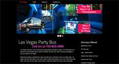 Desktop Screenshot of lasvegasparty-bus.com